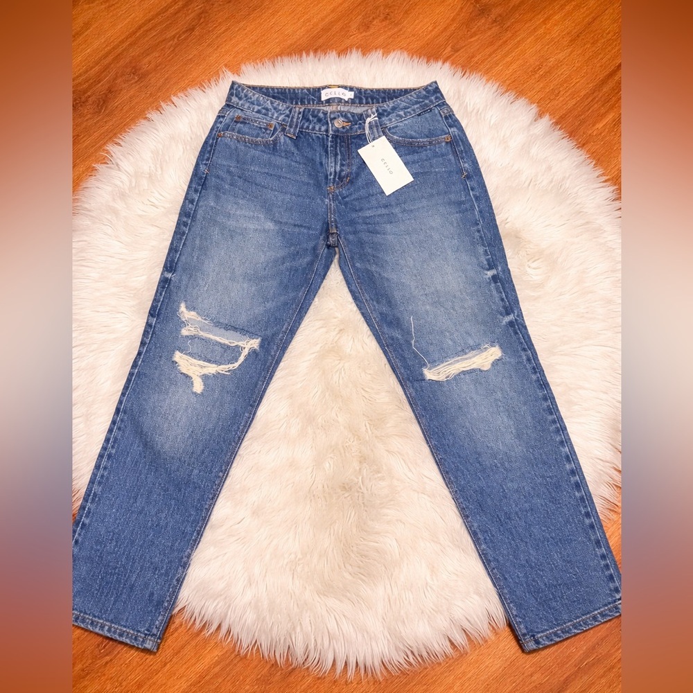 CELLO Women's Straight Leg Blue Jeans size 1
